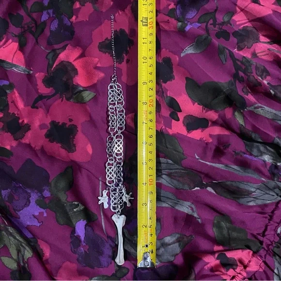 Possum Humerus & Vertebrae Braided Chain Choker - Picture 4 of 5